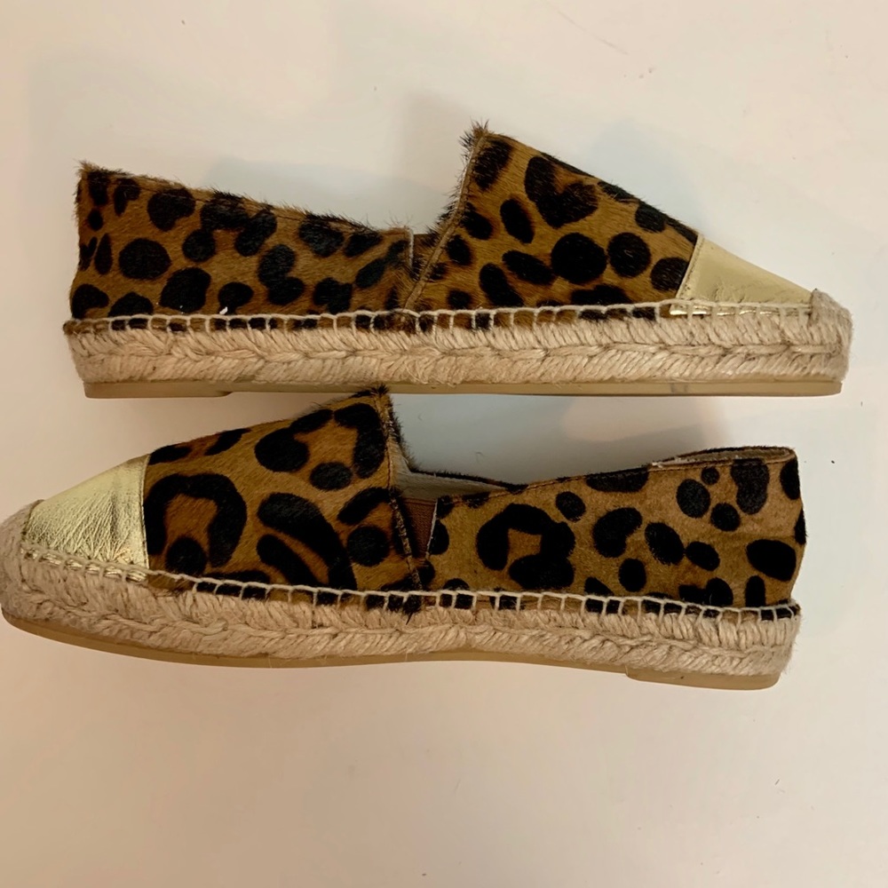 Boden New Leopard Espadrilles Made In Spain Size 6